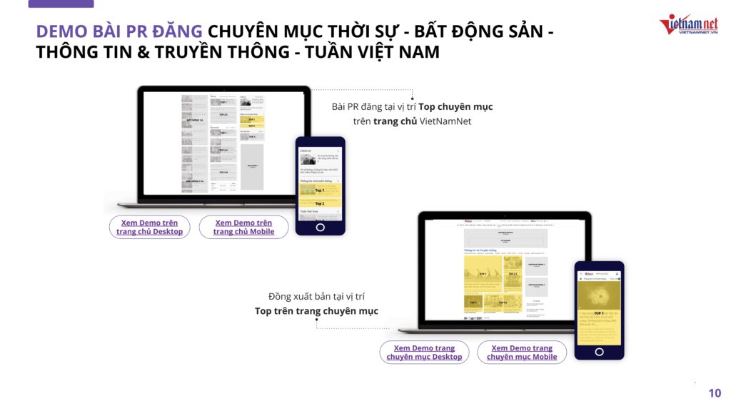 demo các mục khác